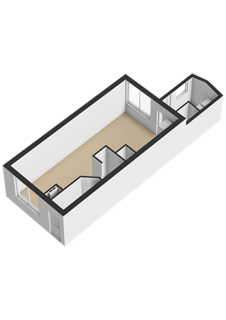 Floorplan - Nieuwstraat 18, 2223 BR Katwijk